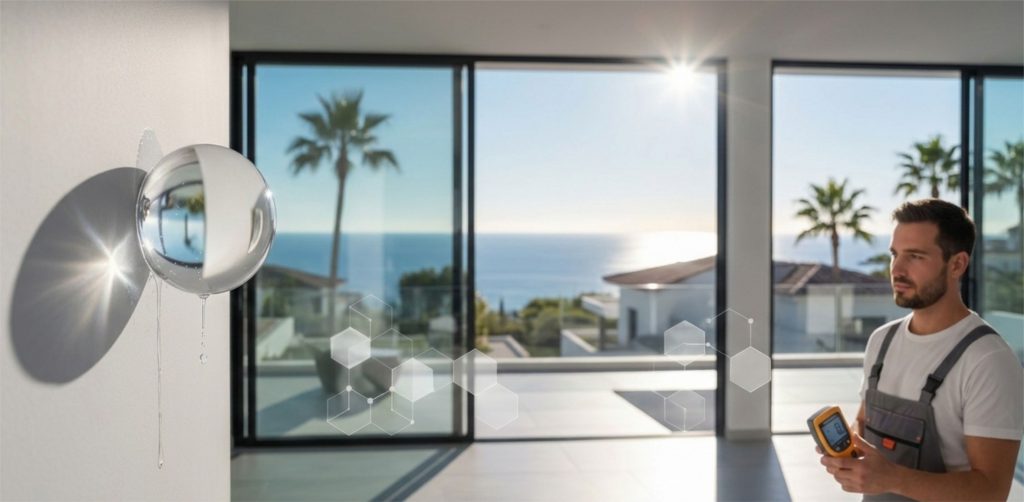 El enemigo invisible de la primera línea: hidrofugación y salud estructural de fachadas en Marbella